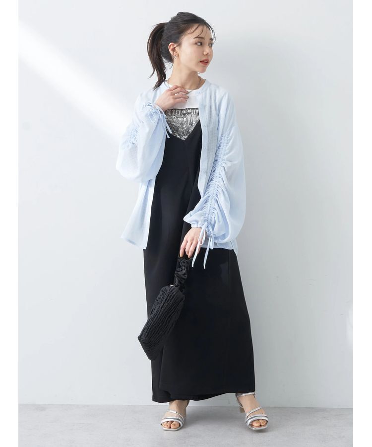 earth music&ecology「ドロストスリーブシアーシャツ」|シャツ・ブラウス|