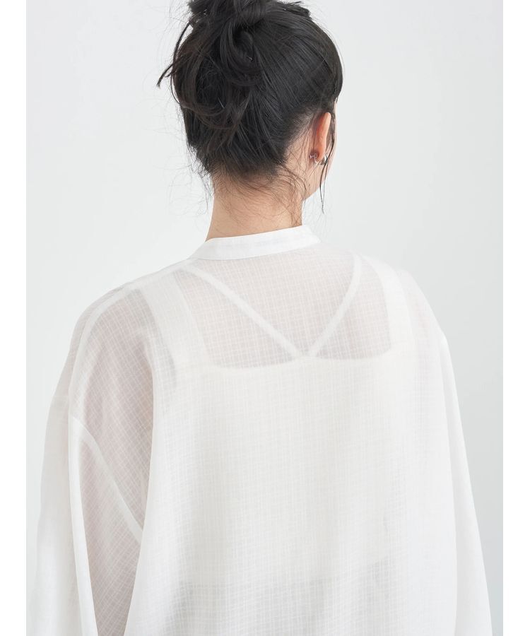 earth music&ecology「ドロストスリーブシアーシャツ」|シャツ・ブラウス|