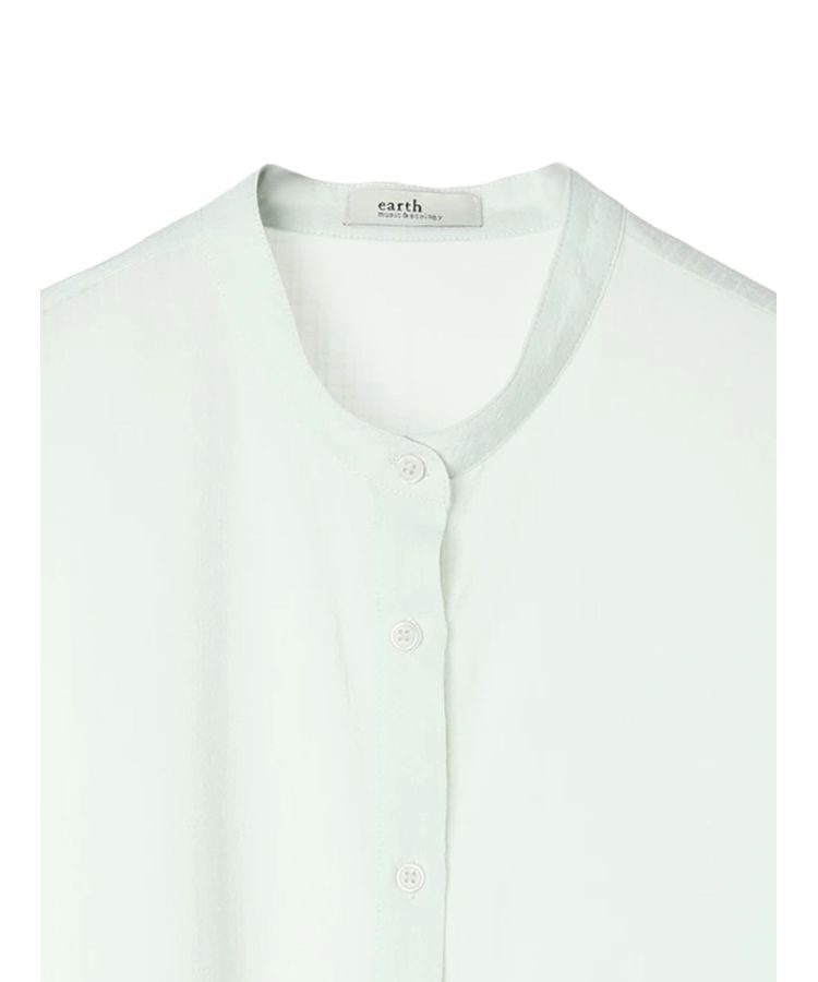 earth music&ecology「ドロストスリーブシアーシャツ」|シャツ・ブラウス|