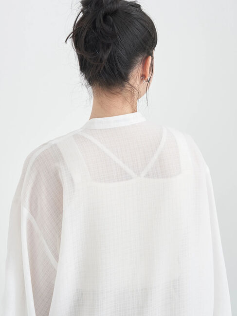 earth music&ecology「ドロストスリーブシアーシャツ」|シャツ・ブラウス|