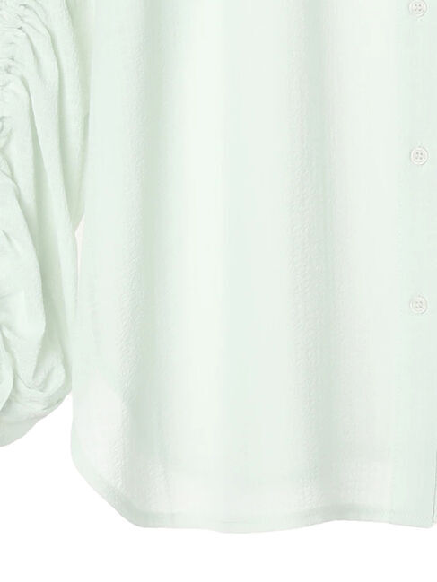 earth music&ecology「ドロストスリーブシアーシャツ」|シャツ・ブラウス|