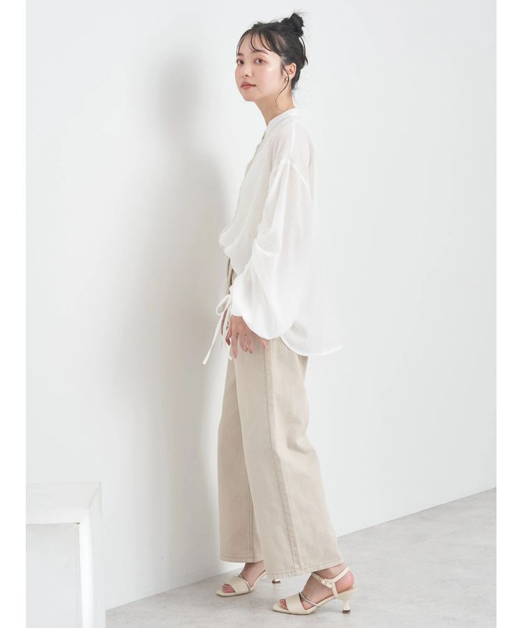 earth music&ecology「ドロストスリーブシアーシャツ」|シャツ・ブラウス|