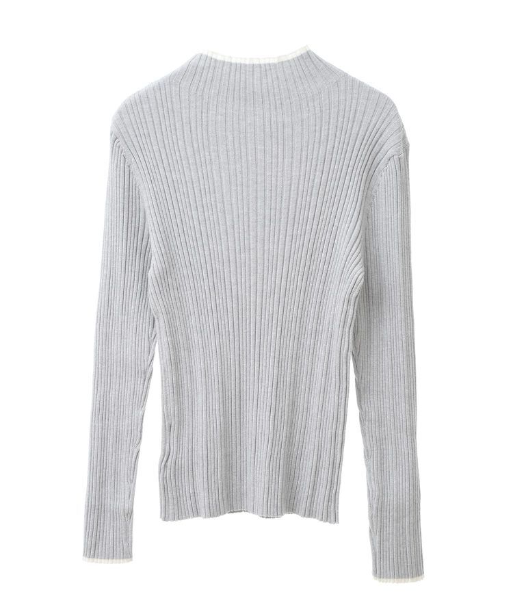 earth music&ecology「ライン&ショルダーボタンニットプルオーバー」|ニット・セーター|