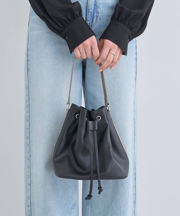 earth music&ecology「バイカラーハンドルドロストバッグ」|ハンドバッグ|