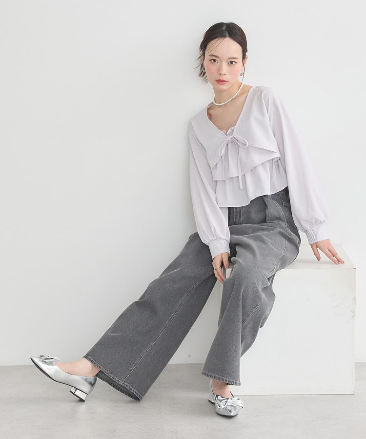 earth music&ecology「ティアードアンサンブルブラウス」|シャツ・ブラウス|