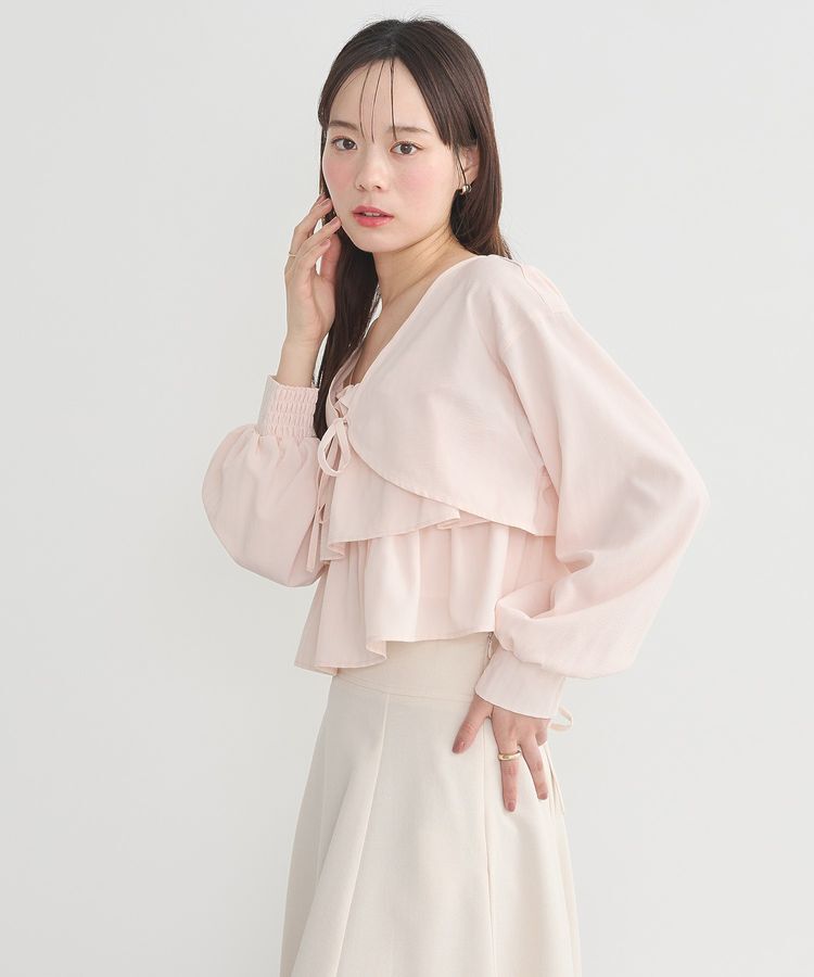 earth music&ecology「ティアードアンサンブルブラウス」|シャツ・ブラウス|
