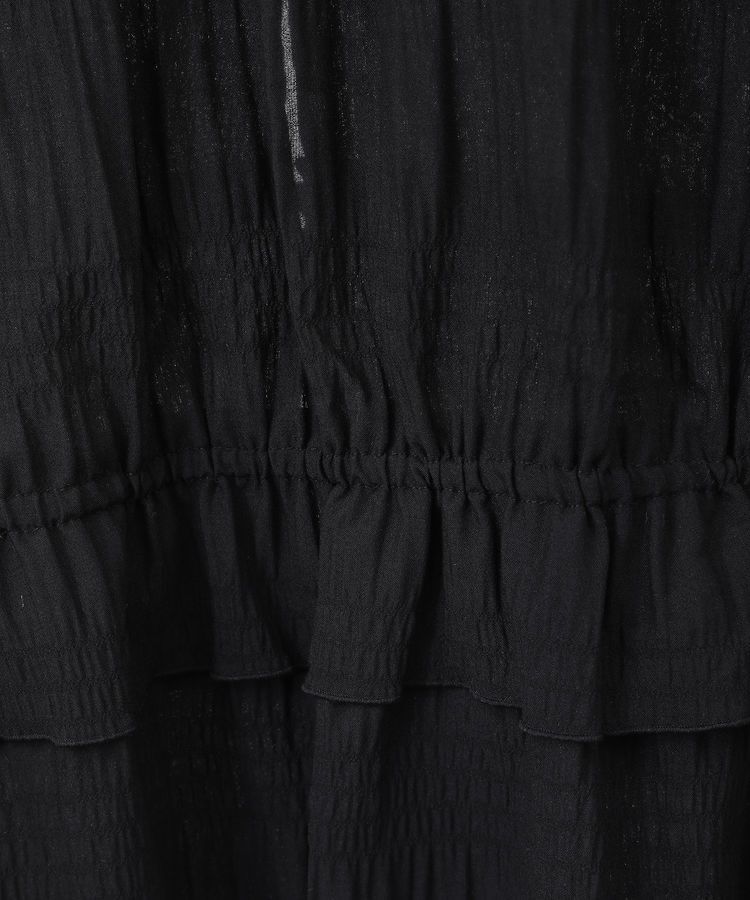 earth music&ecology「フロントリボンシャーリングベスト」|ベスト・ジレ|