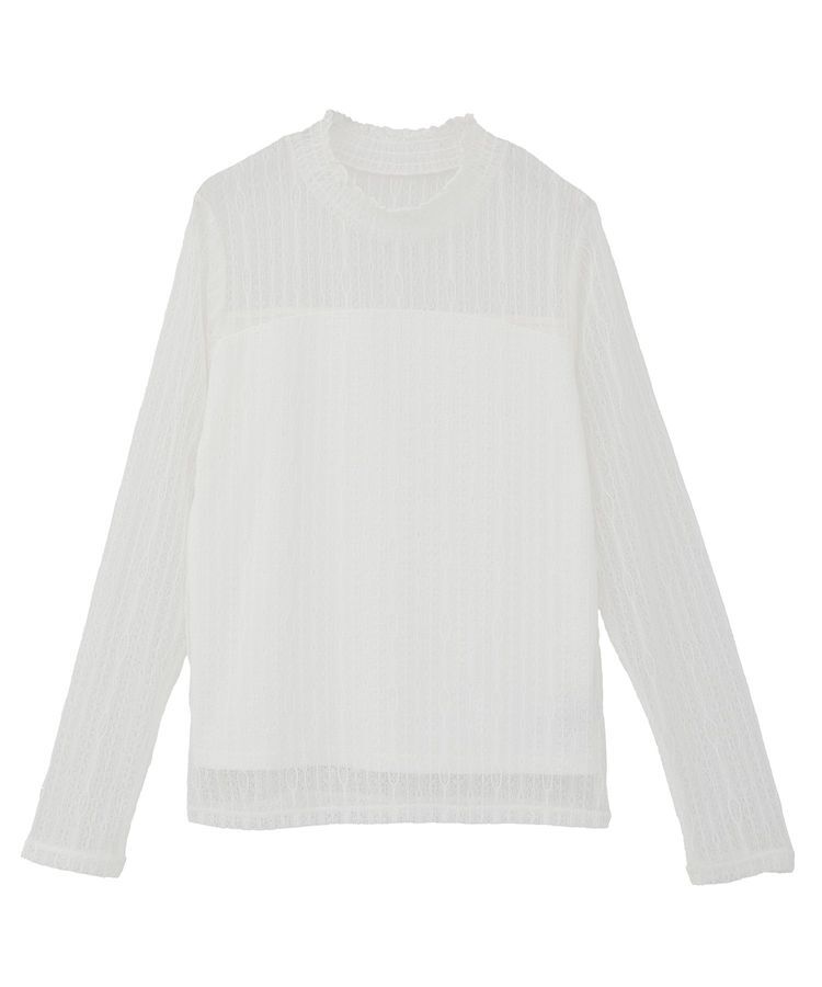 earth music&ecology「レースドッキングプルオーバー」|Tシャツ・カットソー|