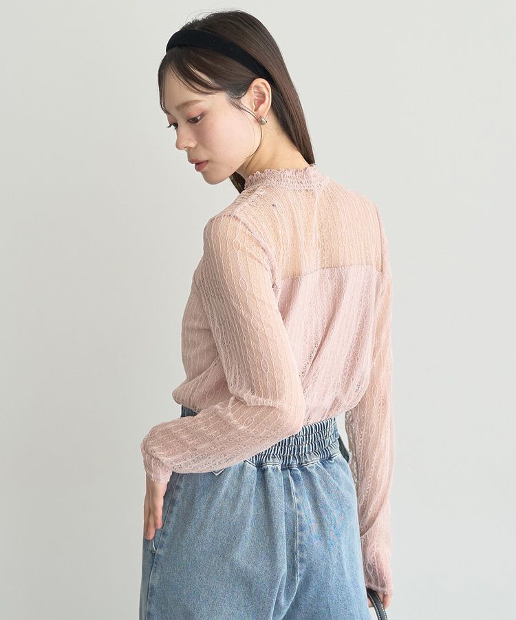 earth music&ecology「レースドッキングプルオーバー」|Tシャツ・カットソー|