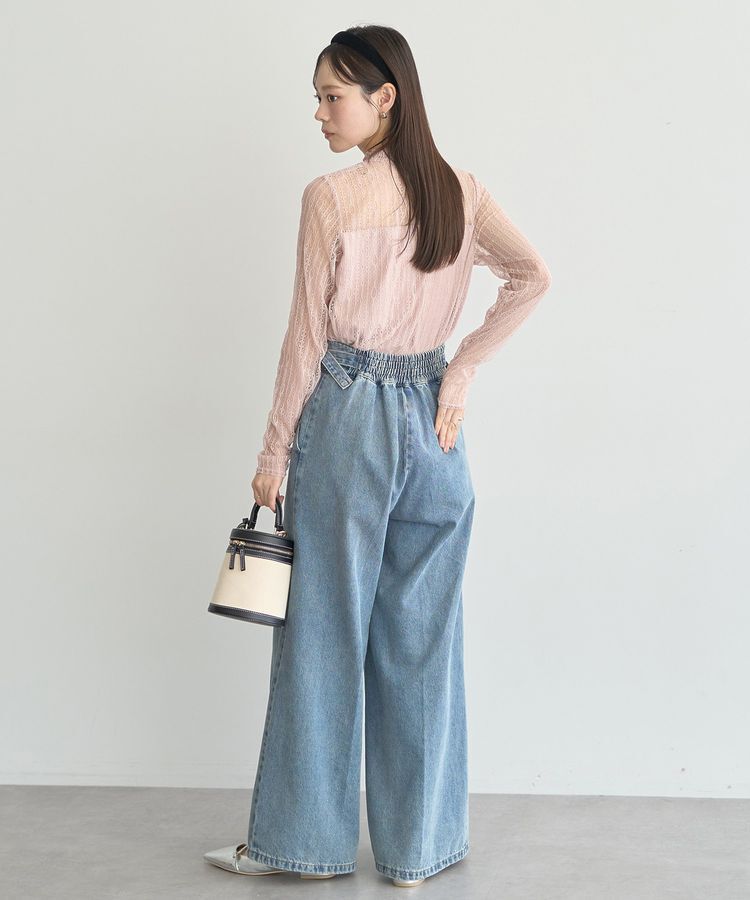 earth music&ecology「レースドッキングプルオーバー」|Tシャツ・カットソー|