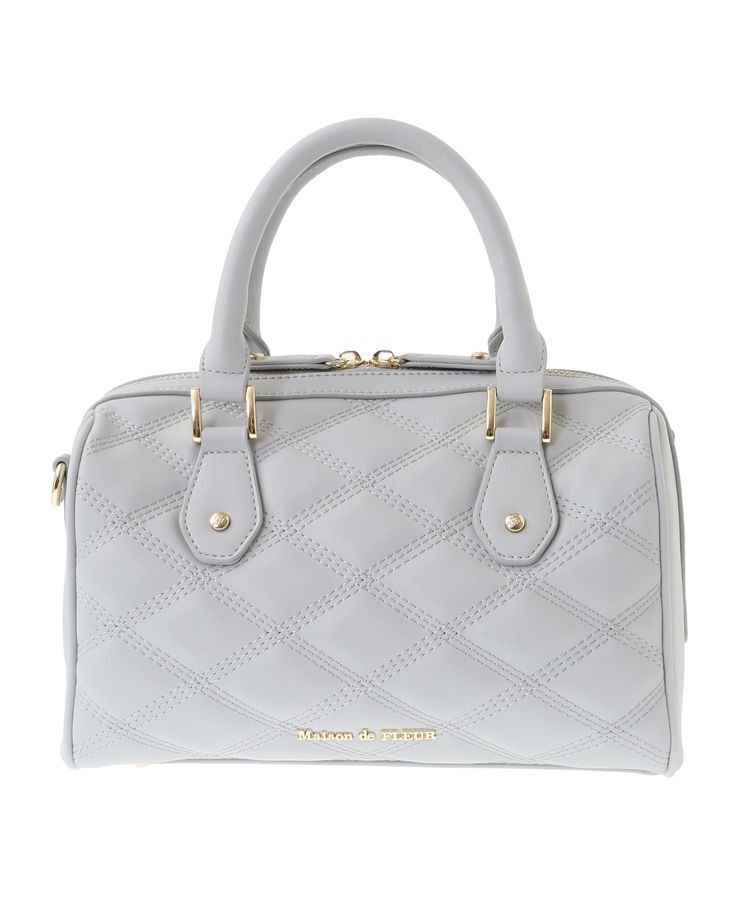 Maison de FLEUR「キルティングボストンMバッグ」|ハンドバッグ|
