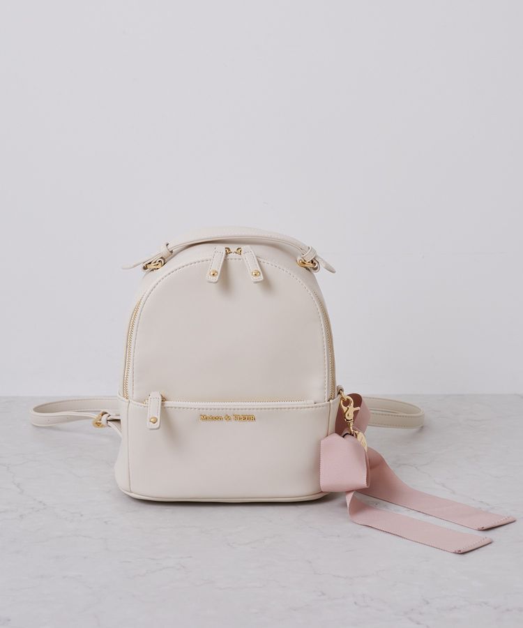 Maison de FLEUR「リボンMリュック」|リュック|