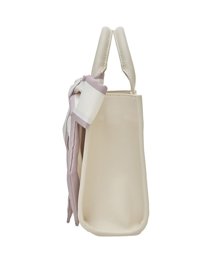 Maison de FLEUR「スカーフ付リボンキルティング2Wayバッグ」|トートバッグ|