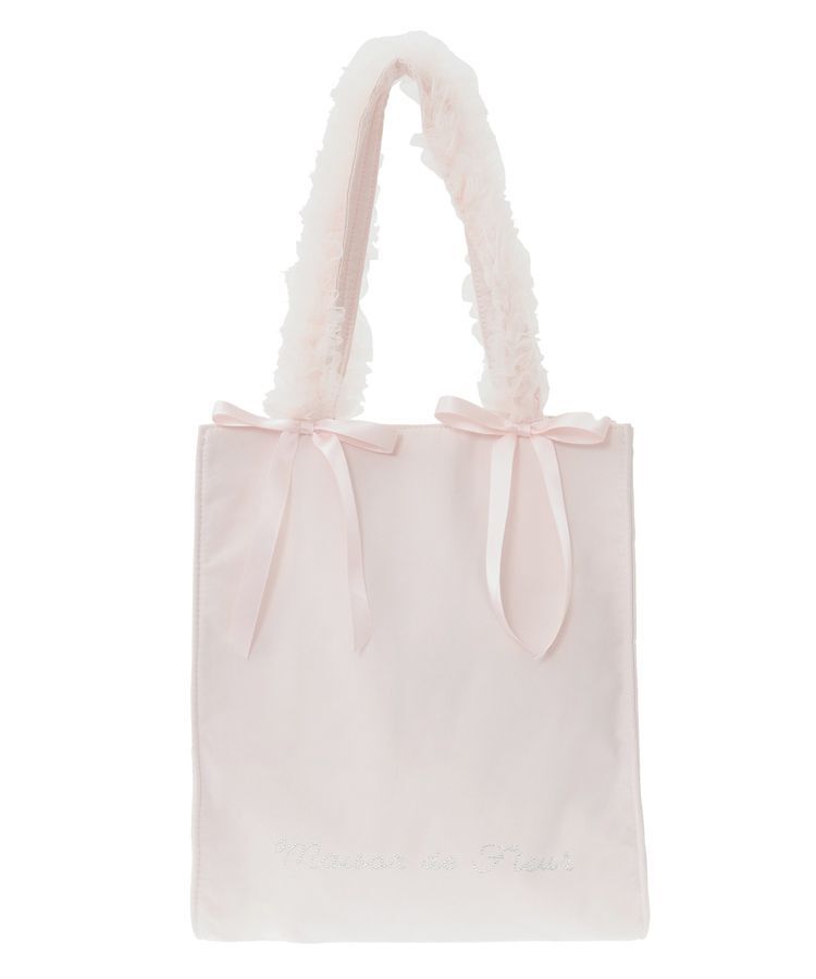 Maison de FLEUR「チュールハンドルスクエアトートバッグ」|トートバッグ|