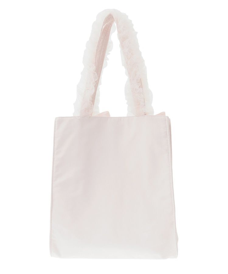 Maison de FLEUR「チュールハンドルスクエアトートバッグ」|トートバッグ|