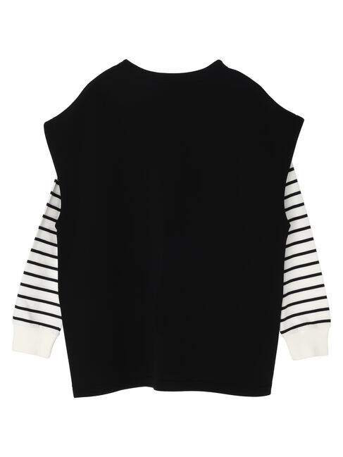  「SET ポンチベスト+カットプルオーバー」|Tシャツ・カットソー|