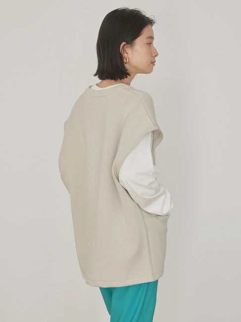  「SET ポンチベスト+カットプルオーバー」|Tシャツ・カットソー|