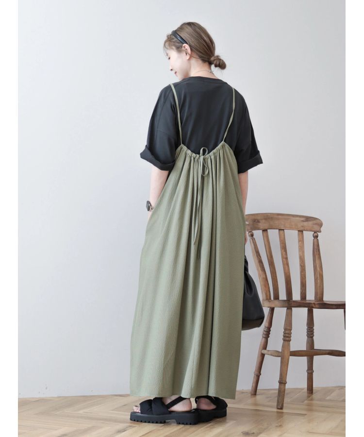 AMERICAN HOLIC「ギンガムサッカーキャミワンピース」|ワンピース|