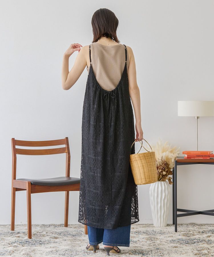 AMERICAN HOLIC「レースキャミロングワンピース」|ワンピース|