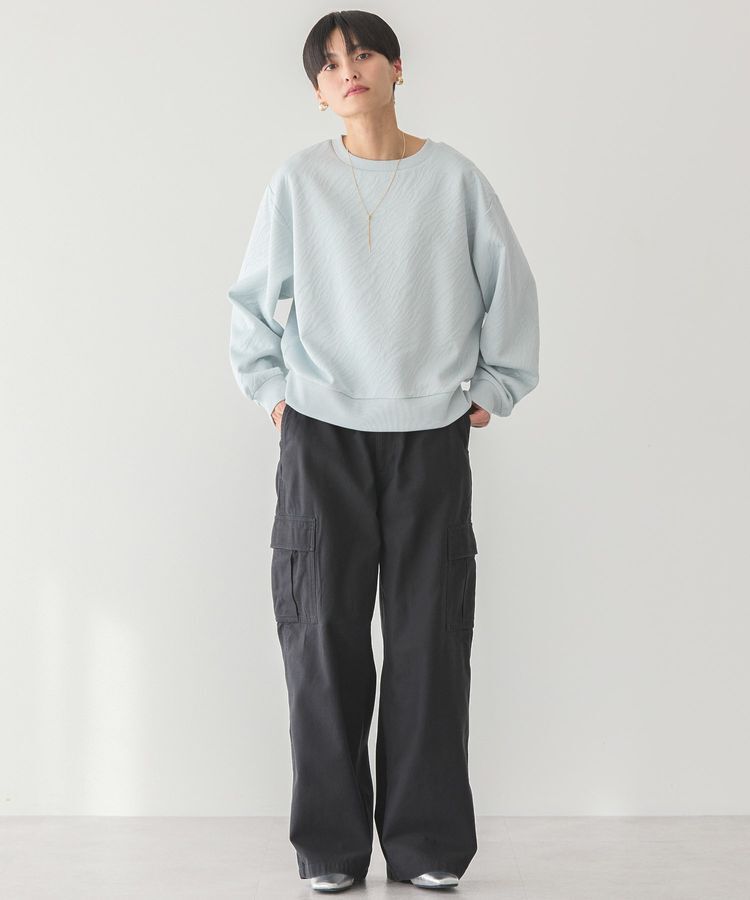 AMERICAN HOLIC「ゼブラ柄ジャガードカットプルオーバー」|スウェット・ジャージ|