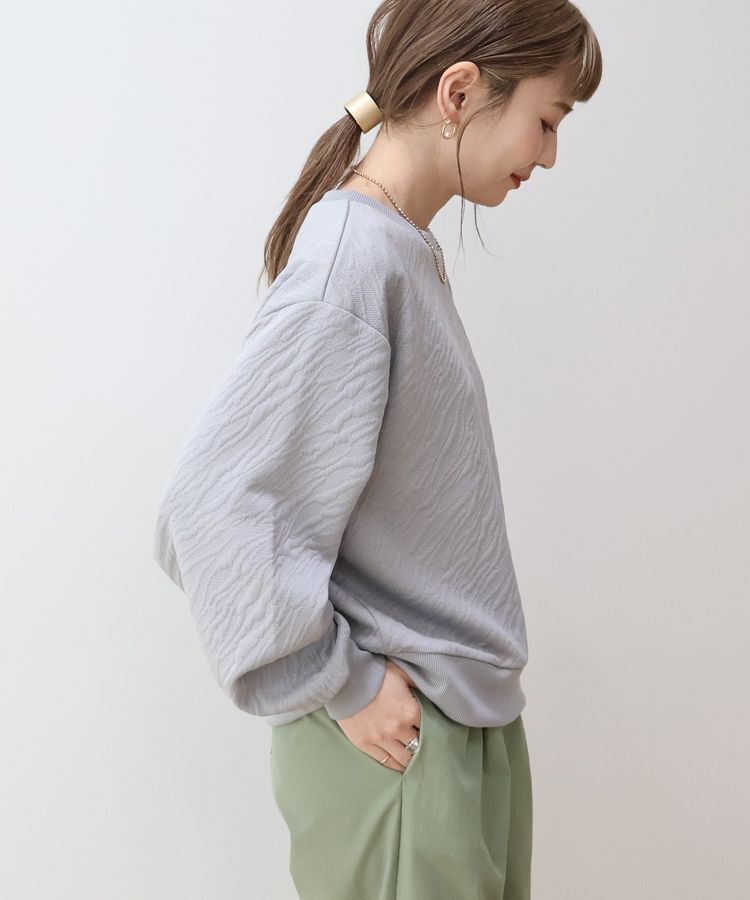 AMERICAN HOLIC「ゼブラ柄ジャガードカットプルオーバー」|スウェット・ジャージ|