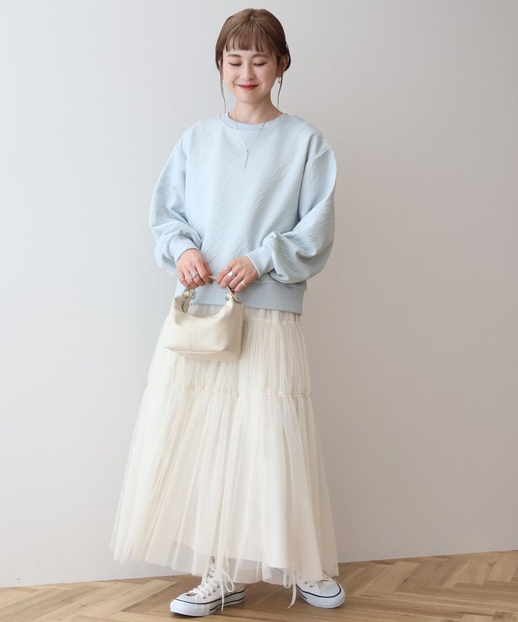 AMERICAN HOLIC「ゼブラ柄ジャガードカットプルオーバー」|スウェット・ジャージ|