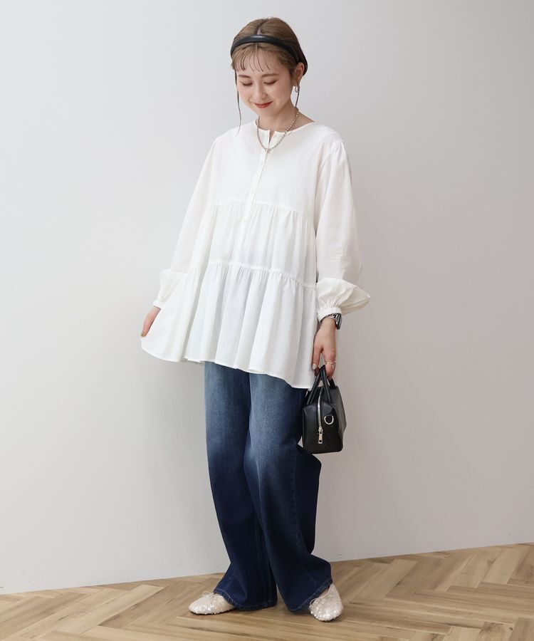 AMERICAN HOLIC「ティアードギャザーブラウス」|シャツ・ブラウス|
