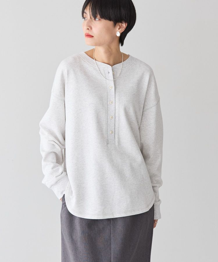 AMERICAN HOLIC「ヘンリーネックラウンドミニ裏毛プルオーバー」|スウェット・ジャージ|