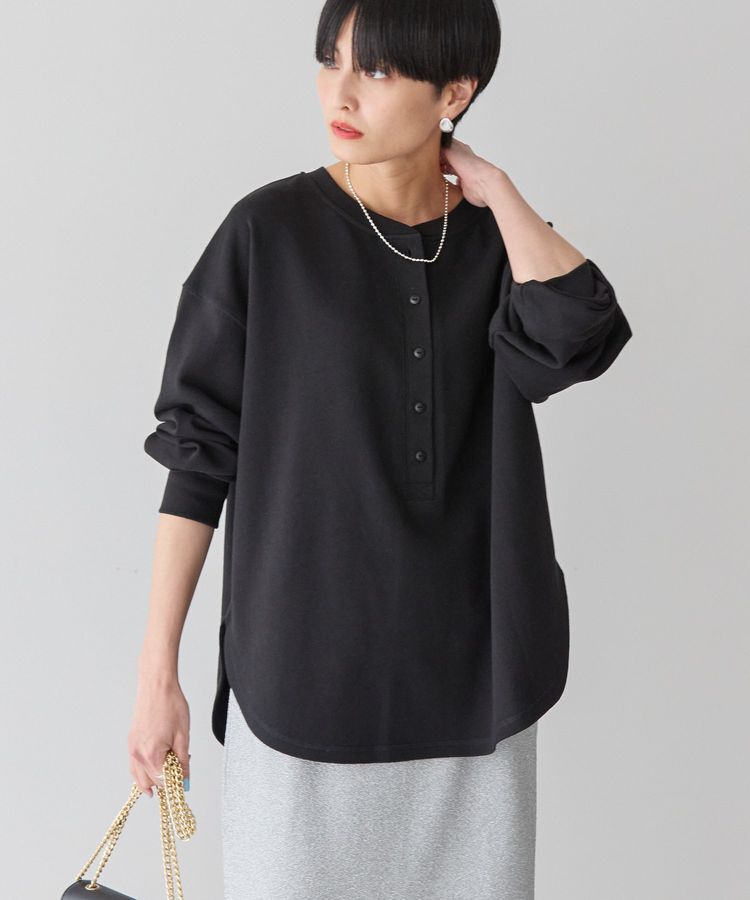 AMERICAN HOLIC「ヘンリーネックラウンドミニ裏毛プルオーバー」|スウェット・ジャージ|