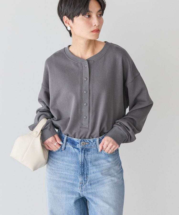 AMERICAN HOLIC「ヘンリーネックラウンドミニ裏毛プルオーバー」|スウェット・ジャージ|