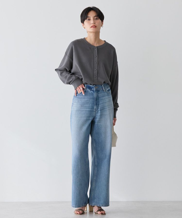 AMERICAN HOLIC「ヘンリーネックラウンドミニ裏毛プルオーバー」|スウェット・ジャージ|