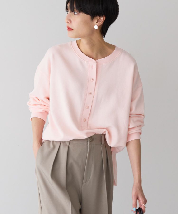 AMERICAN HOLIC「ヘンリーネックラウンドミニ裏毛プルオーバー」|スウェット・ジャージ|