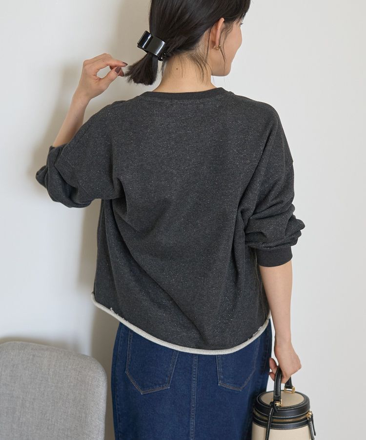 AMERICAN HOLIC「ラメ裏毛スウェットプルオーバー」|スウェット・ジャージ|