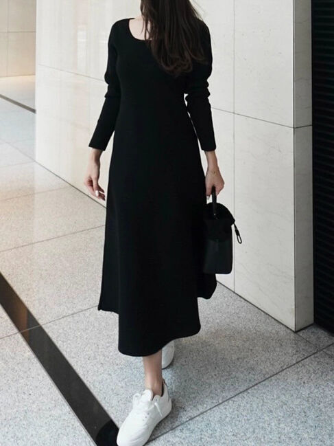 Green Parks「フレアニットワンピース」|ワンピース|