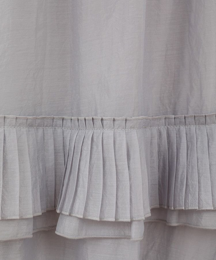 Green Parks「・ELENCARE DUE プリーツフリルシアースカート」|フレア|