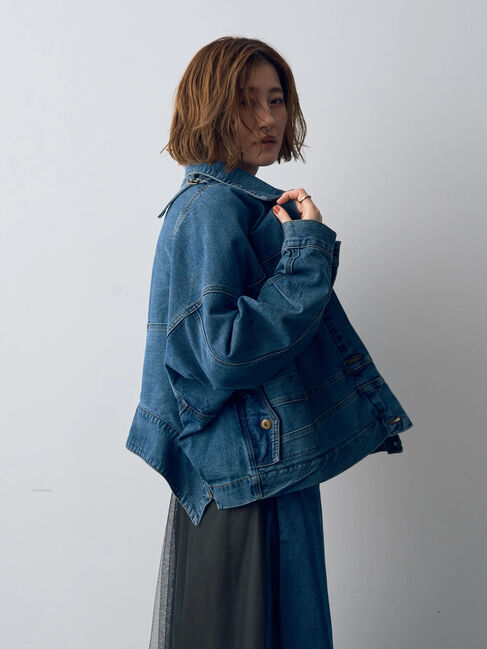 Editt by YECCA VECCA「2wayデニムジャケット」|テーラードジャケット|