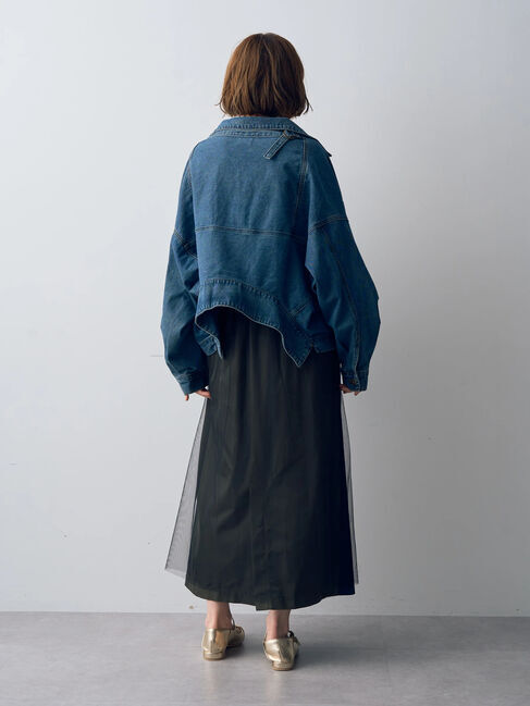 Editt by YECCA VECCA「2wayデニムジャケット」|テーラードジャケット|