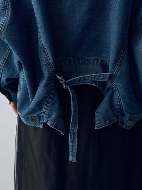 Editt by YECCA VECCA「2wayデニムジャケット」|テーラードジャケット|