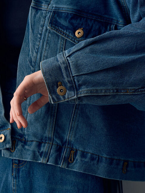 Editt by YECCA VECCA「2wayデニムジャケット」|テーラードジャケット|