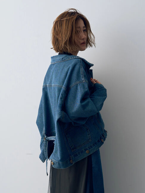 Editt by YECCA VECCA「2wayデニムジャケット」|テーラードジャケット|