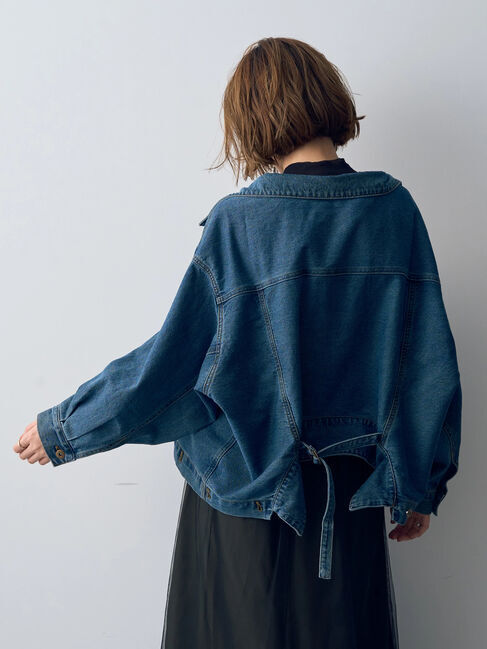 Editt by YECCA VECCA「2wayデニムジャケット」|テーラードジャケット|