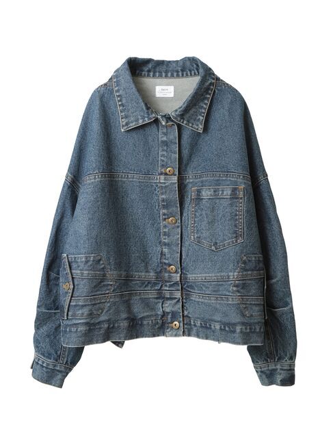 Editt by YECCA VECCA「2wayデニムジャケット」|テーラードジャケット|