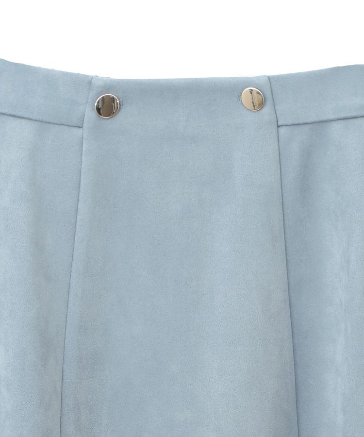 YECCA VECCA「金釦デザインAラインスカート」|フレア|