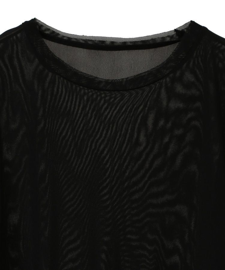 YECCA VECCA「クルーネックレイヤードシアートップス」|Tシャツ・カットソー|