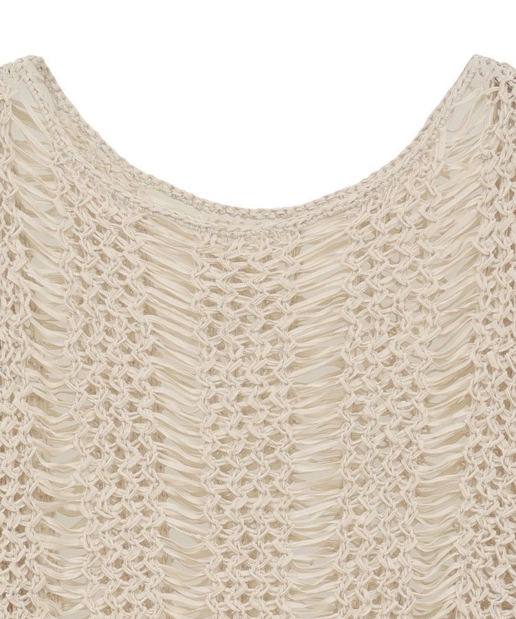 YECCA VECCA「【archive】テープヤーン袖レースプルオーバー」|ニット・セーター|