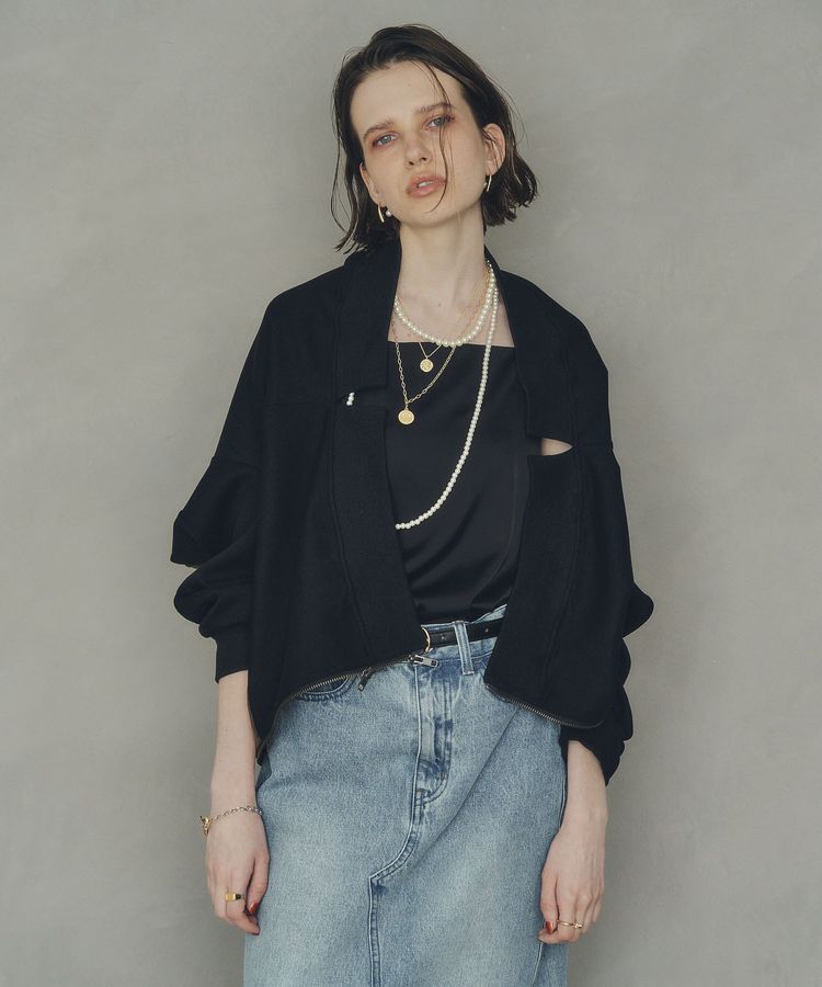 Editt by YECCA VECCA「【上下着用可能】2wayインバーテッドライトブルゾン」|ブルゾン・スタジャン|