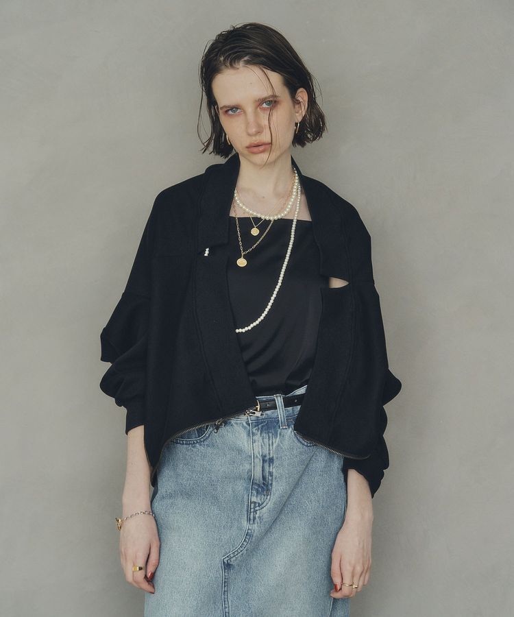 Editt by YECCA VECCA「【上下着用可能】2wayインバーテッドライトブルゾン」|ブルゾン・スタジャン|