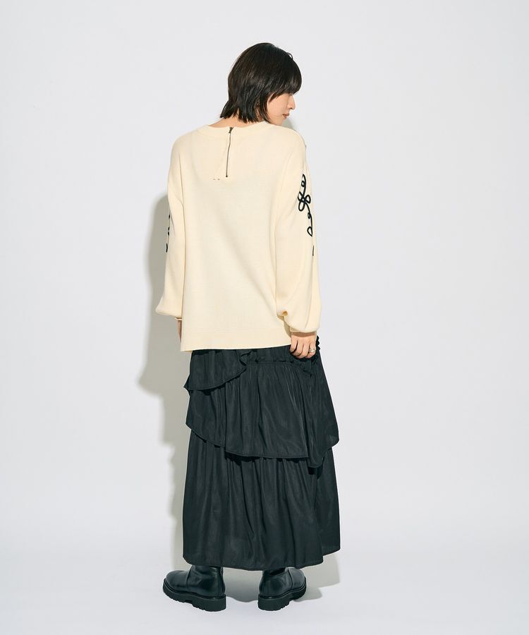 Editt by YECCA VECCA「【archive】コード刺繍ニット」|ニット・セーター|