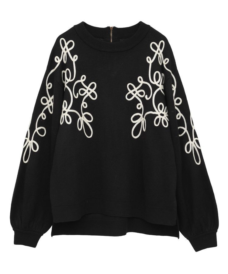 Editt by YECCA VECCA「【archive】コード刺繍ニット」|ニット・セーター|