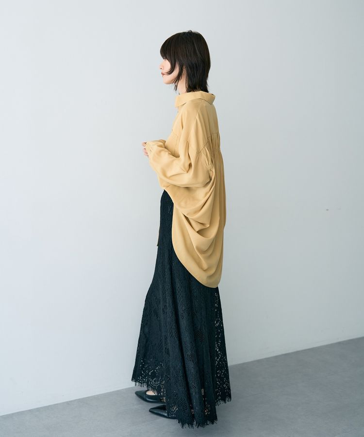 YECCA VECCA「スカラップレースマーメイドスカート」|フレア|